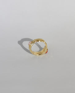 GEMINI // brass ring - ORA-C jewelry - handmade jewelry by Montreal based independent designer Caroline Pham
