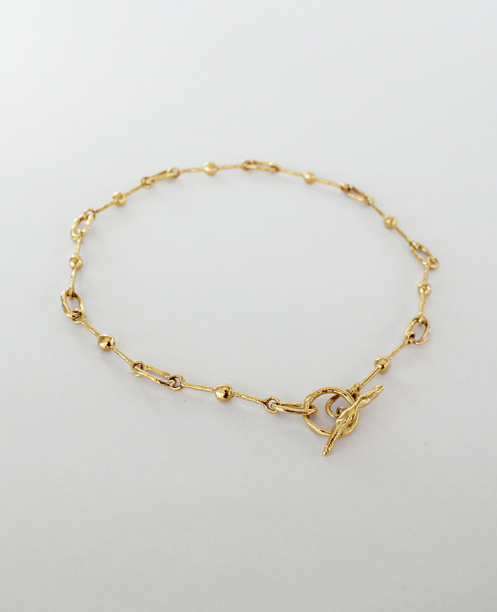 NODES // golden choker - ORA-C jewelry - handmade jewelry by Montreal based independent designer Caroline Pham