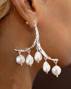 MOTHER DEW // silver earrings