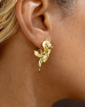 SERPENTA // golden earrings