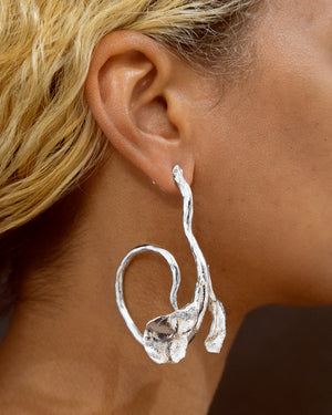 SWAN IVY // silver earrings