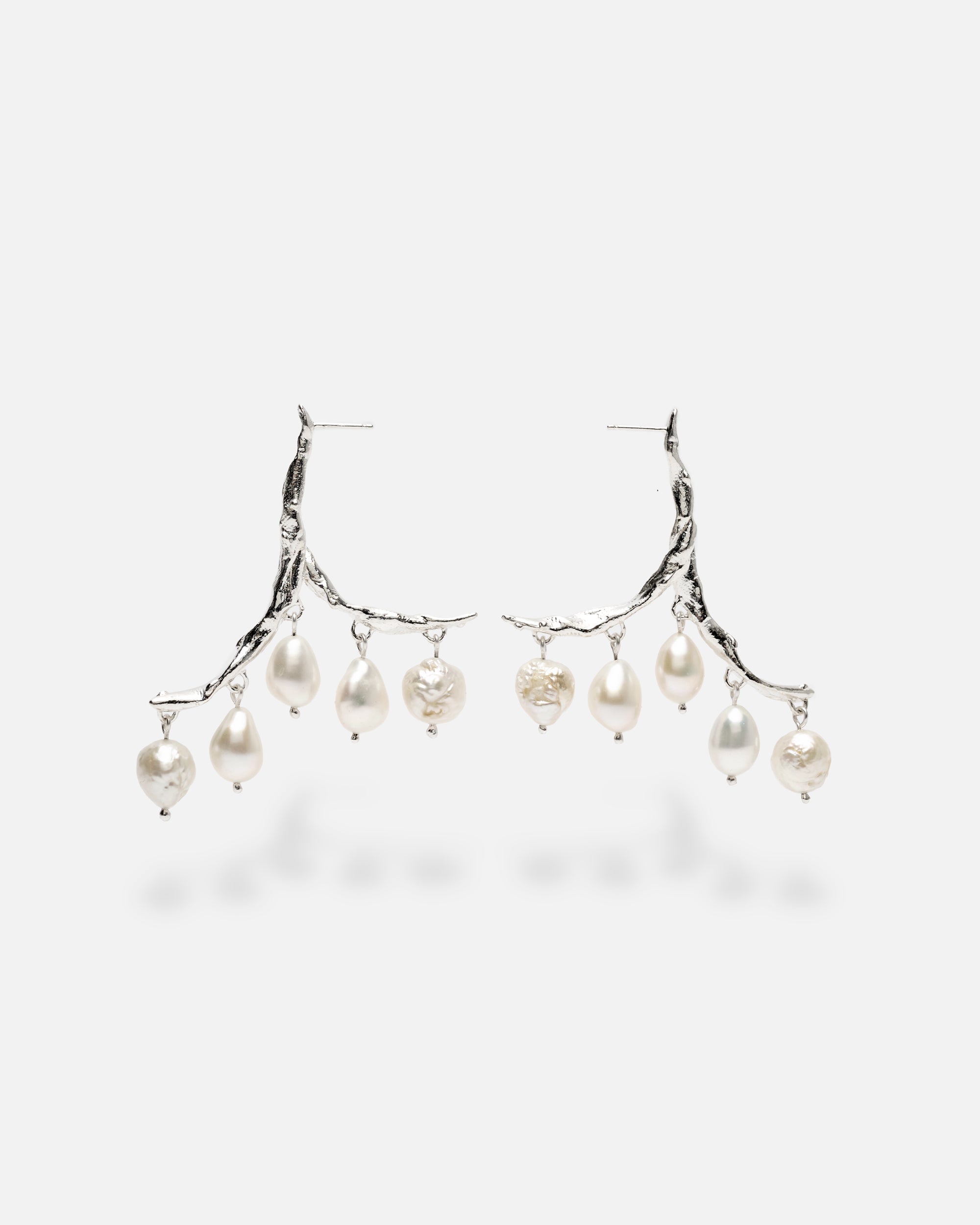 MOTHER DEW // silver earrings