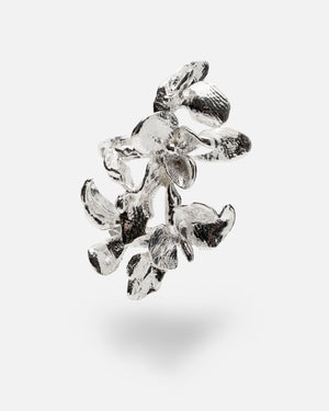 POSY PUFF // silver ring cuff