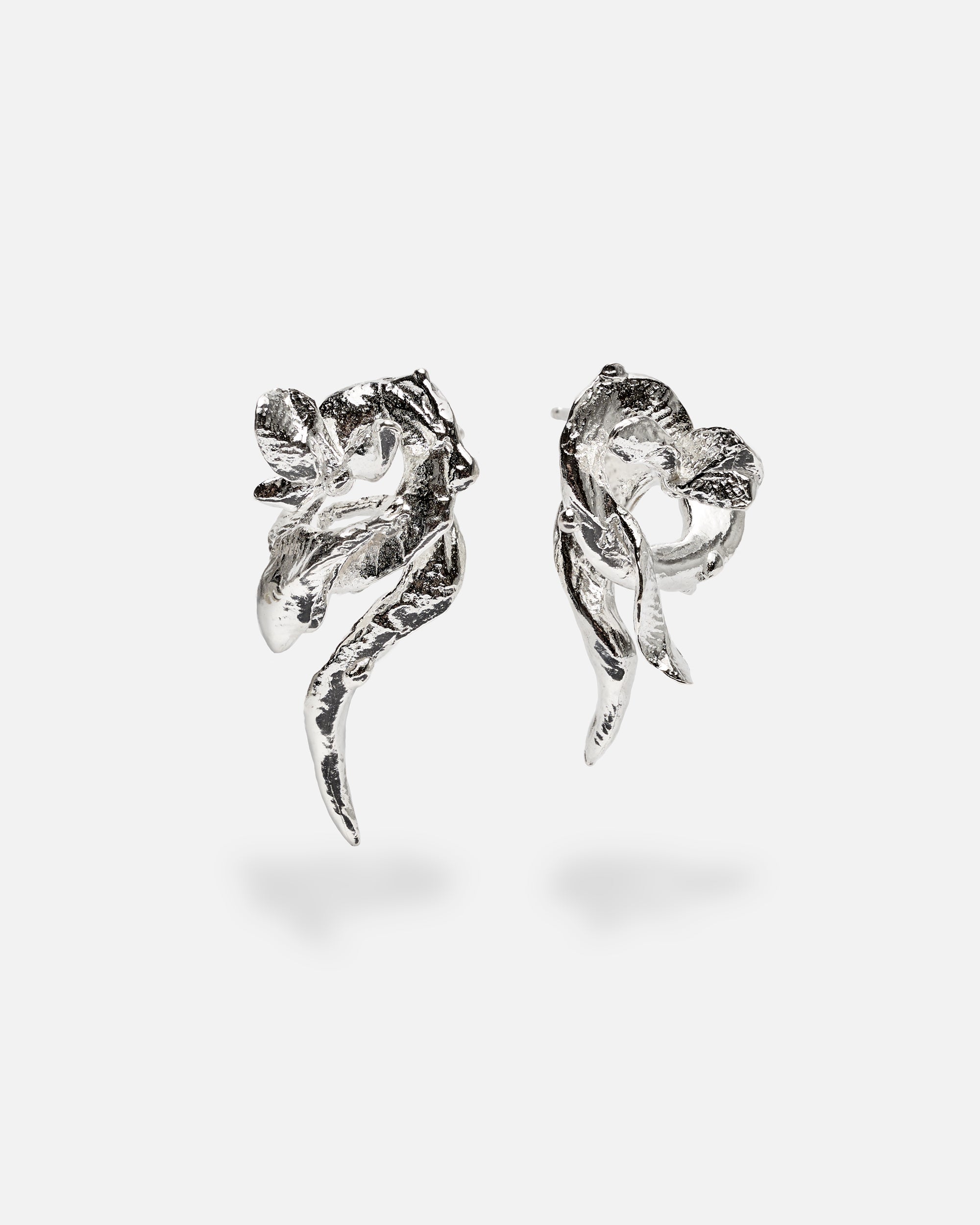 SERPENTA // silver earrings