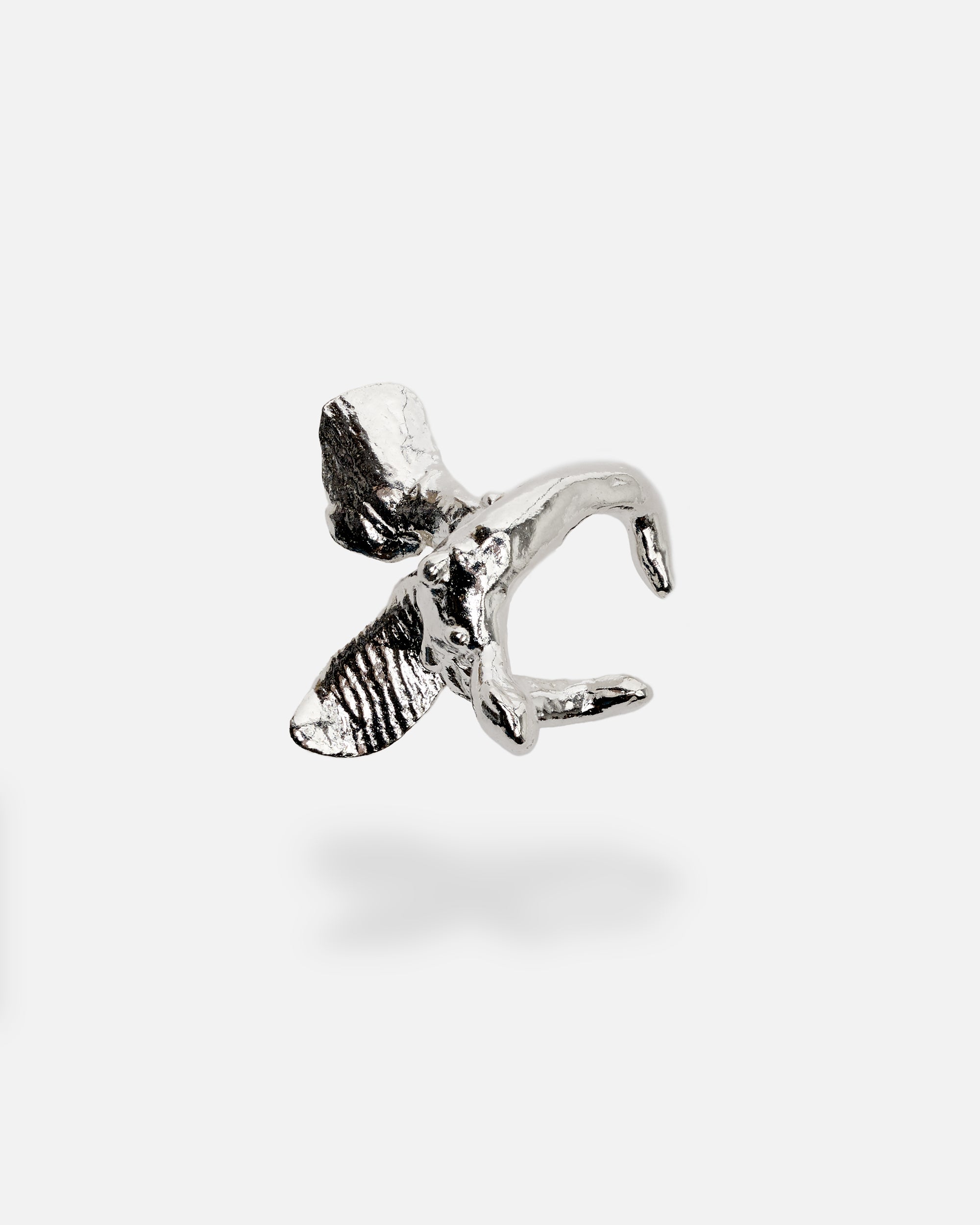 HORNET // silver ear cuff