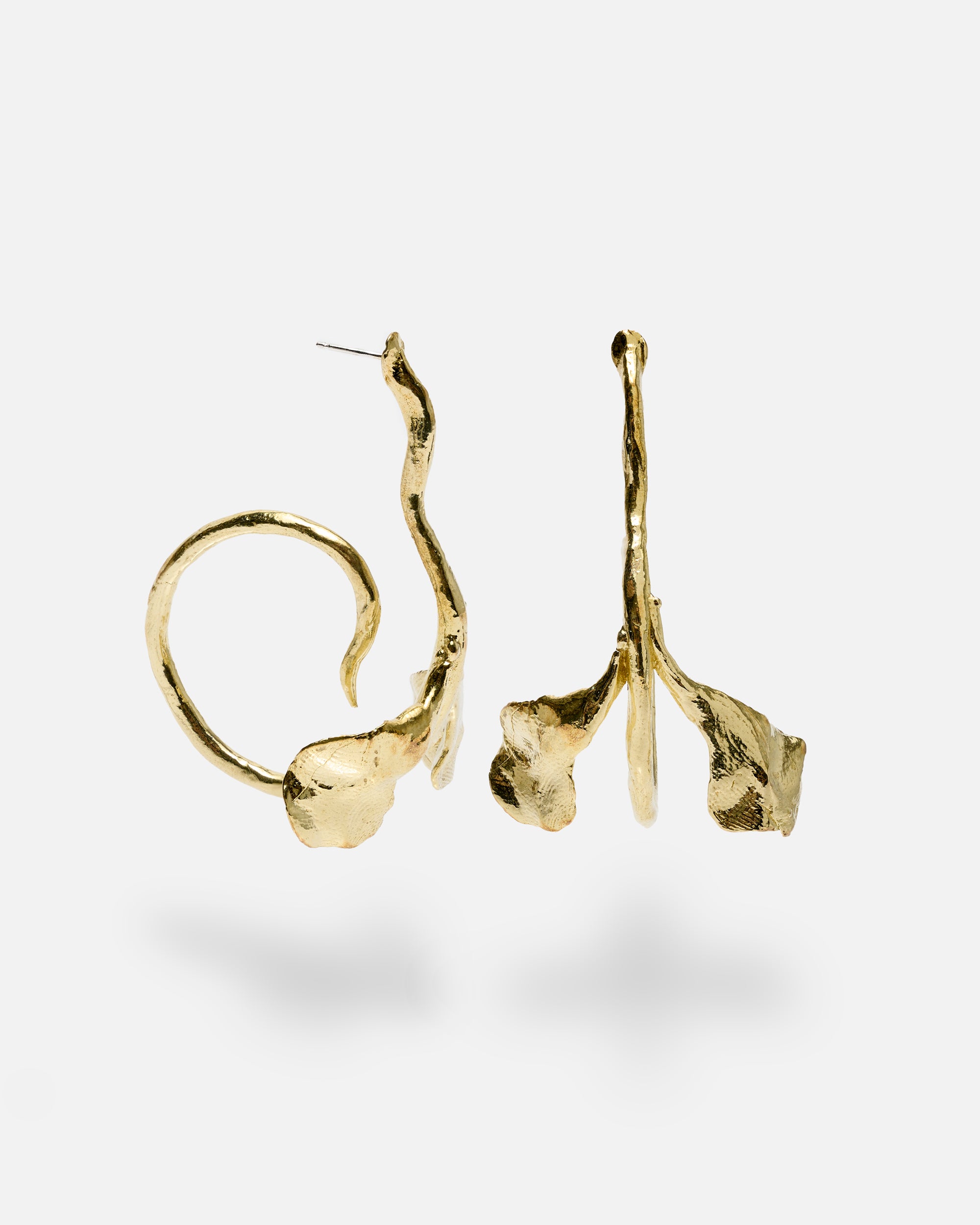 SWAN IVY// golden earrings