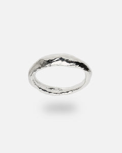 MOLTEN I TOWER  // silver ring