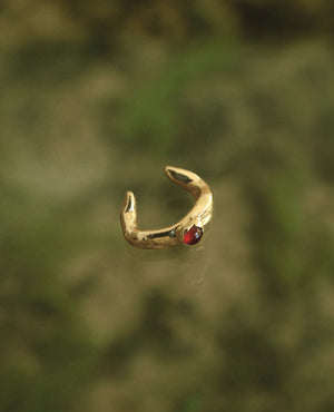 CAPRI THORNS // golden ear cuff - ORA-C jewelry - handmade jewelry by Montreal based independent designer Caroline Pham