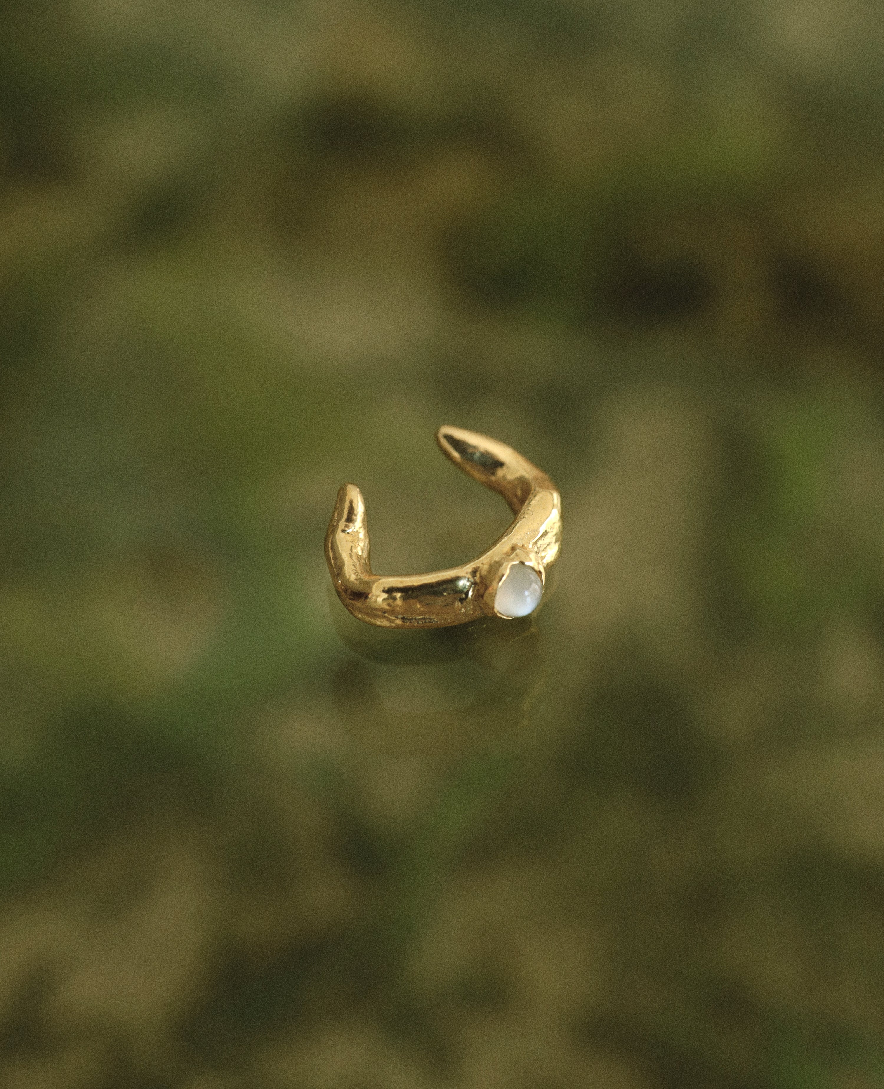 CAPRI THORNS // golden ear cuff - ORA-C jewelry - handmade jewelry by Montreal based independent designer Caroline Pham