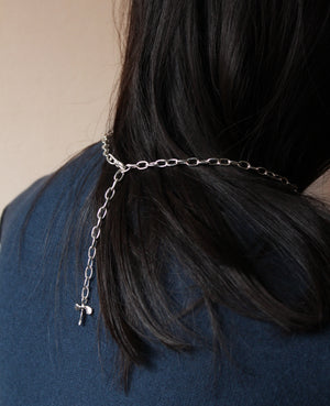 TRIFOLI // silver chain - ORA-C jewelry - handmade jewelry by Montreal based independent designer Caroline Pham