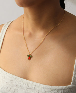EAT MY BERRIES // summer pendant - ORA-C jewelry - handmade jewelry by Montreal based independent designer Caroline Pham