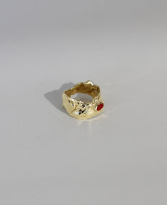 NEBULA // golden ring - ORA-C jewelry - handmade jewelry by Montreal based independent designer Caroline Pham