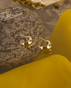 PAM // solid gold - ORA-C jewelry - handmade jewelry by Montreal based independent designer Caroline Pham