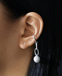 PENDULUM // silver ear cuff - ORA-C jewelry - handmade jewelry by Montreal based independent designer Caroline Pham