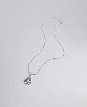 FINGER BLOTCH // silver pendant - ORA-C jewelry - handmade jewelry by Montreal based independent designer Caroline Pham
