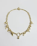 FLORALIS COLLAR // golden necklace - ORA-C jewelry - handmade jewelry by Montreal based independent designer Caroline Pham