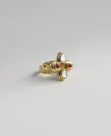 FOCALIS SHRINE // golden ring - ORA-C jewelry - handmade jewelry by Montreal based independent designer Caroline Pham