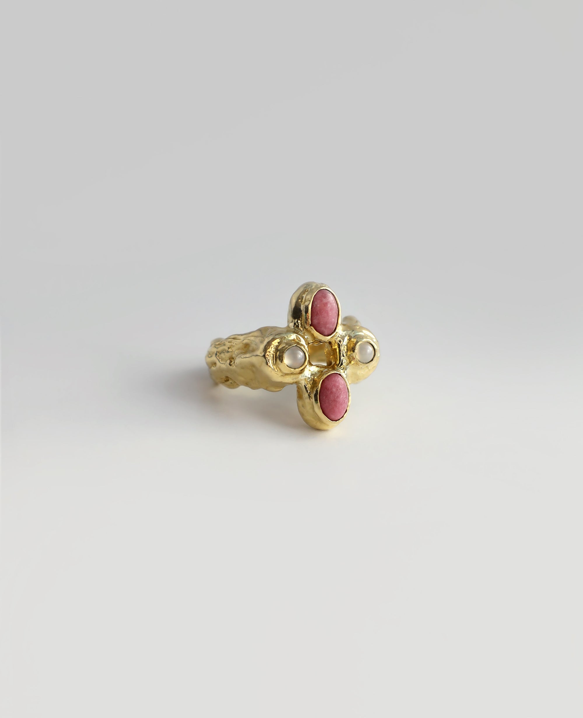 FOCALIS SHRINE // golden ring - ORA-C jewelry - handmade jewelry by Montreal based independent designer Caroline Pham