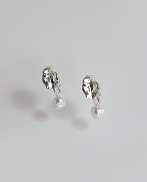 MOTHER AEGIS // silver earrings - ORA-C jewelry - handmade jewelry by Montreal based independent designer Caroline Pham
