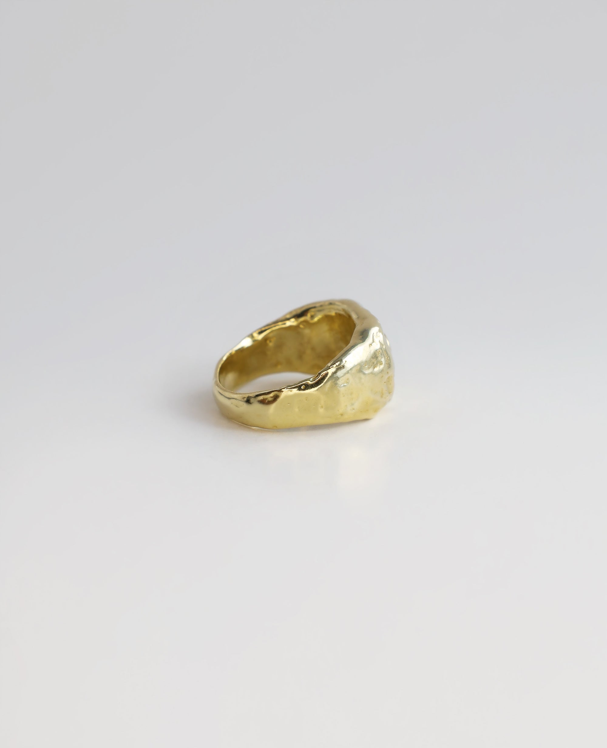 NUCLEUS SIGNET // silver ring - ORA-C jewelry - handmade jewelry by Montreal based independent designer Caroline Pham