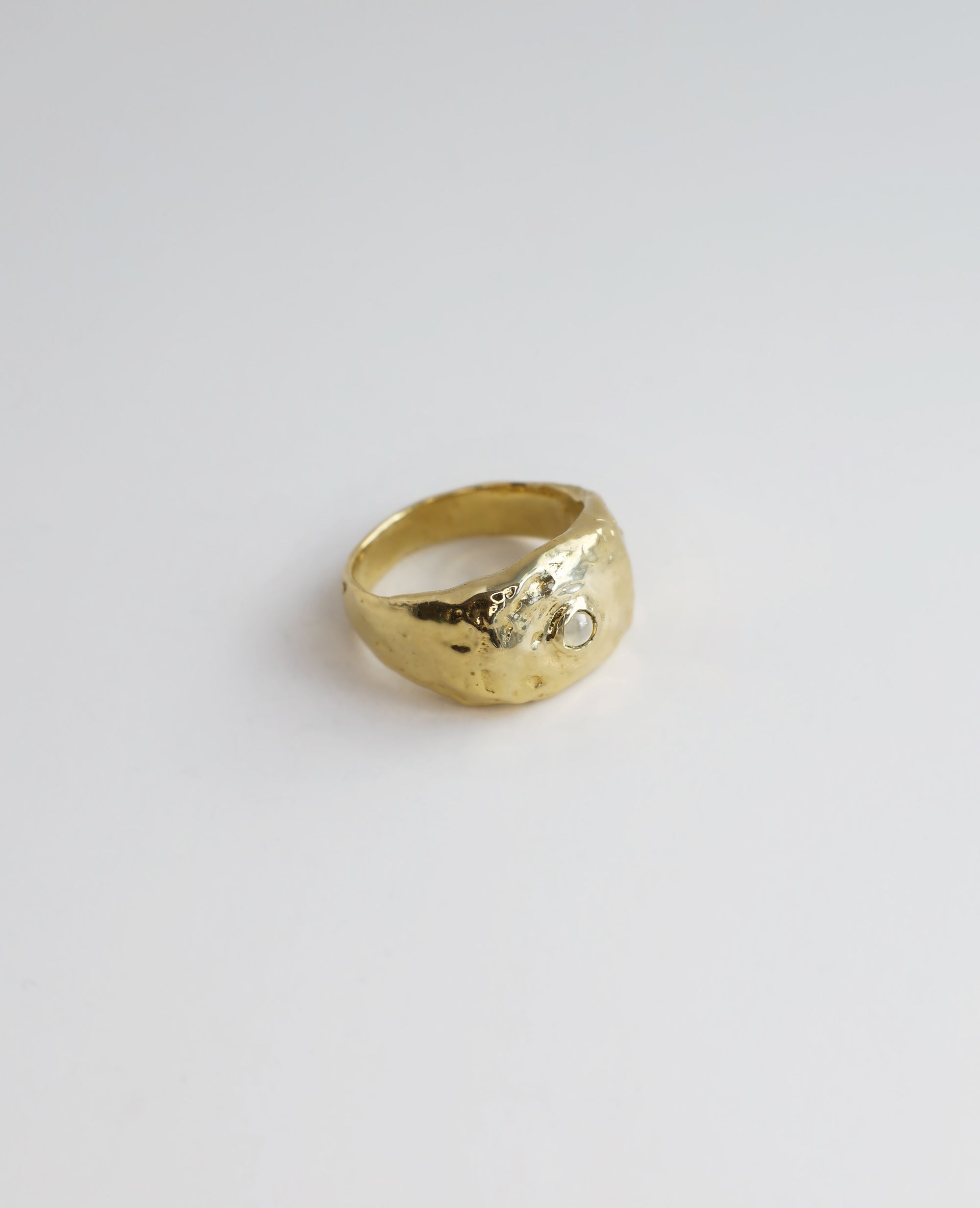 NUCLEUS SIGNET // silver ring - ORA-C jewelry - handmade jewelry by Montreal based independent designer Caroline Pham