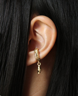 MANCINO // golden ear cuff - ORA-C jewelry - handmade jewelry by Montreal based independent designer Caroline Pham