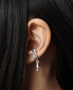 MANCINO // silver ear cuff - ORA-C jewelry - handmade jewelry by Montreal based independent designer Caroline Pham
